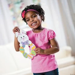 Buy 🛒 Easter Bunny Wreath Craft Kit- Makes 12 🎁 -Boredom Busters Shop easter bunny wreath craft kit makes 1213722365 a03