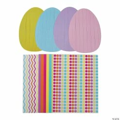 Flash Sale 😉 Easter Egg Weaving Mat Craft Kit - Makes 24 🥰 -Boredom Busters Shop easter egg weaving mat craft kit makes 2413722496 a01
