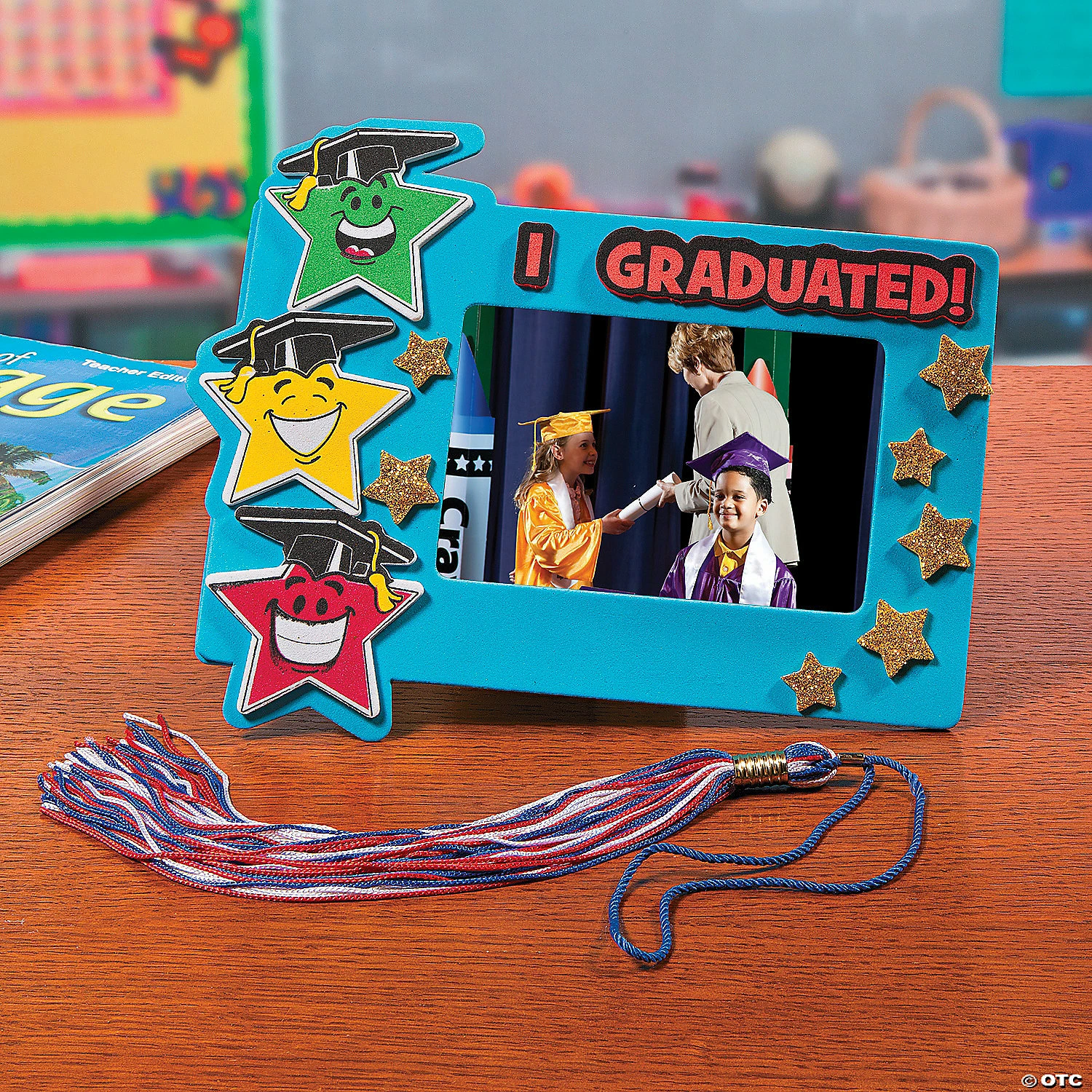 Hot Sale 🥰 Elementary Graduation Star Picture Frame Magnet Craft Kit - Makes 12 💯 5 Hot Sale 🥰 Elementary Graduation Star Picture Frame Magnet Craft Kit - Makes 12 💯 - Image 3