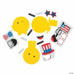 Top 10 ✨ Emoji Patriotic Magnet Craft Kit - Makes 12 🔔 -Boredom Busters Shop emoji patriotic magnet craft kit makes 1213768851 a01