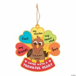 Best Sale 𧨠Enter with a Thankful Heart Sign Craft Kit- Makes 12 π