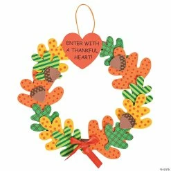 Best Pirce 😉 Enter with a Thankful Heart Wreath Craft Kit- Makes 12 😉