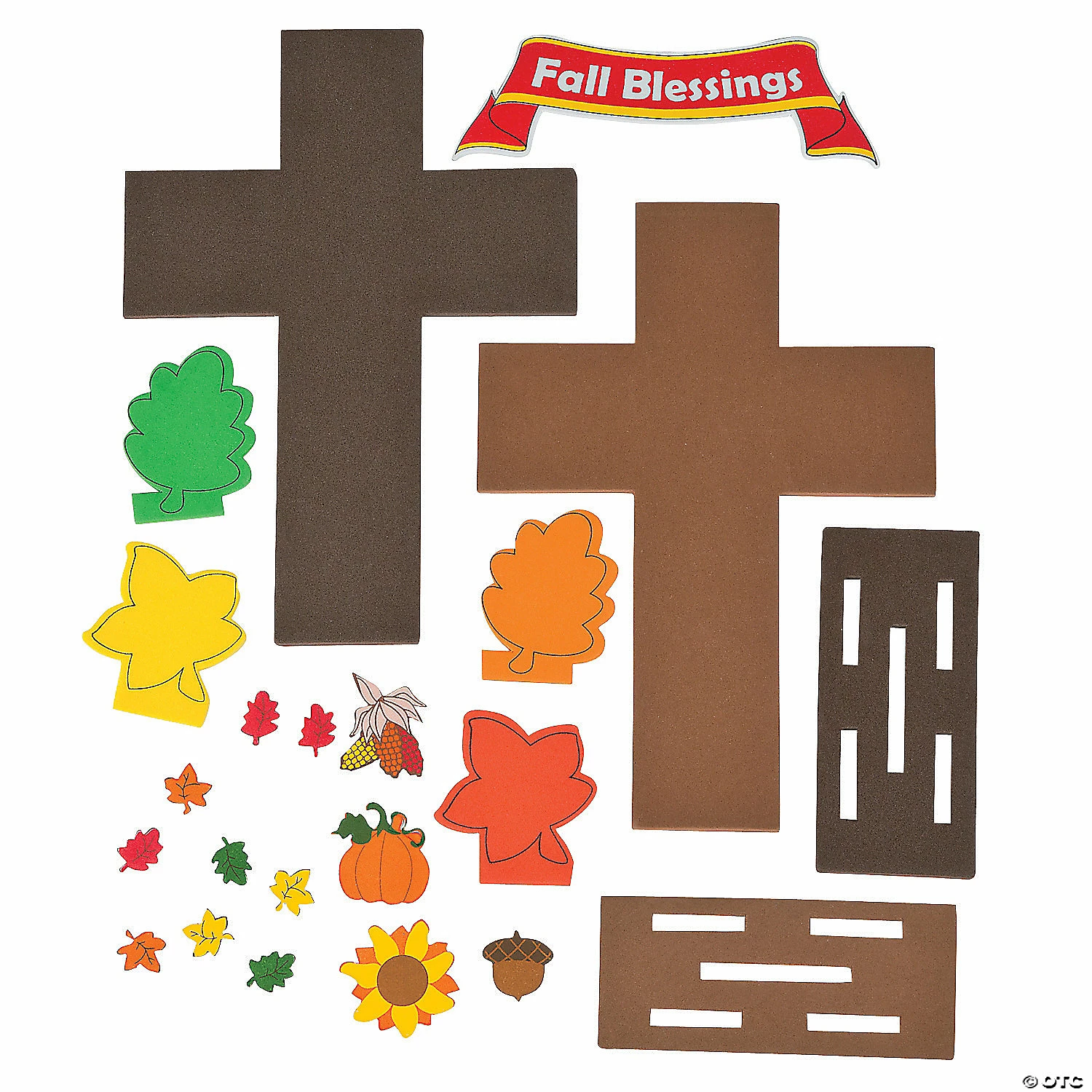 Buy 💯 Fall Blessing Stand-Up Cross Craft Kit - Makes 12 ✔️ 4 Buy 💯 Fall Blessing Stand-Up Cross Craft Kit - Makes 12 ✔️ - Image 2