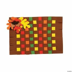 Discount 🤩 Fall Colors Weaving Placemat Craft Kit - Makes 12 😉