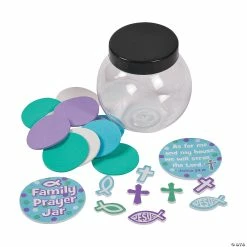 Flash Sale 👏 Family Prayer Jar Craft Kit - Makes 12 🧨 -Boredom Busters Shop family prayer jar craft kit makes 1213743013 a01