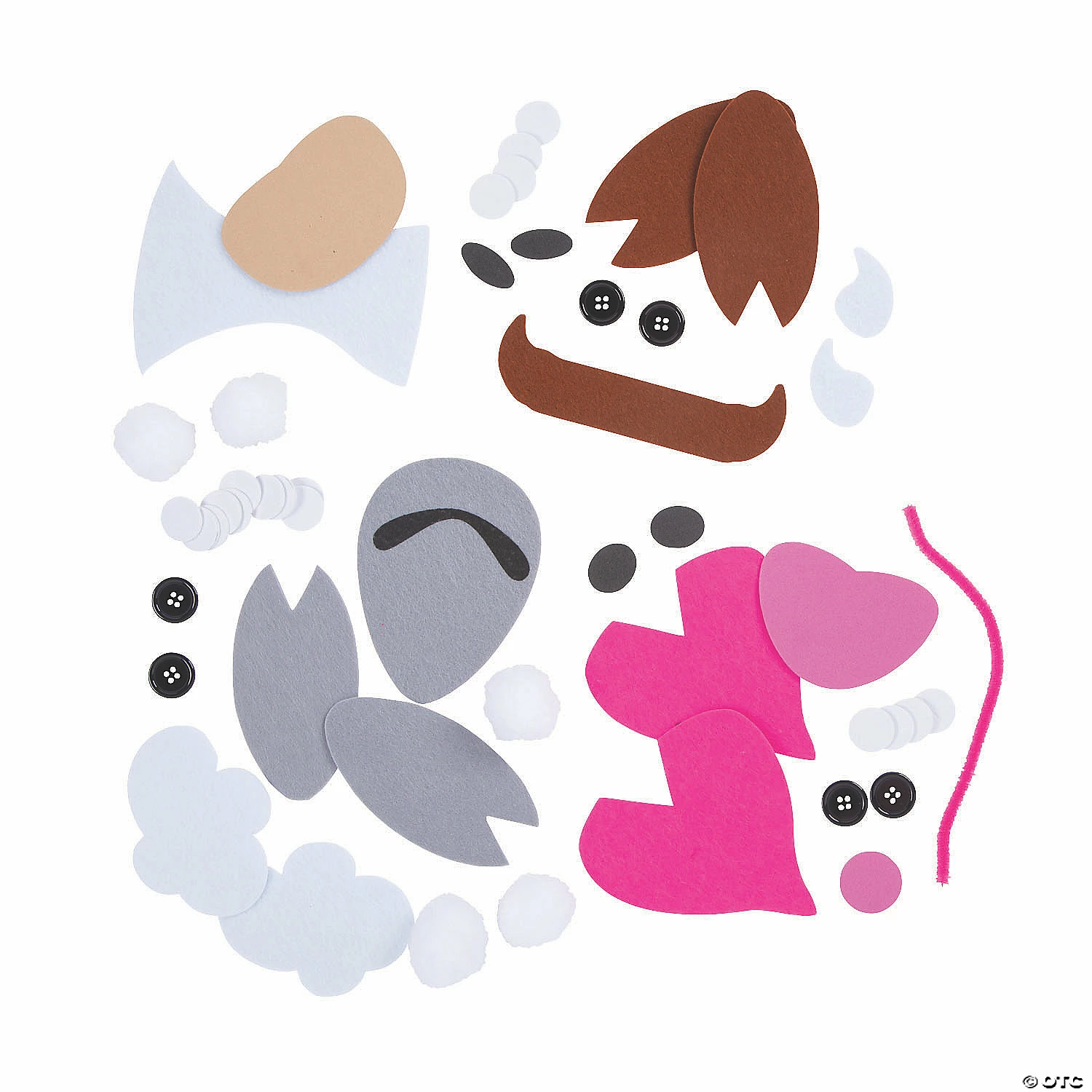 Wholesale 🤩 Farm Animal Pumpkin Decorating Craft Kit - Makes 12 😉 4 Wholesale 🤩 Farm Animal Pumpkin Decorating Craft Kit - Makes 12 😉 - Image 2