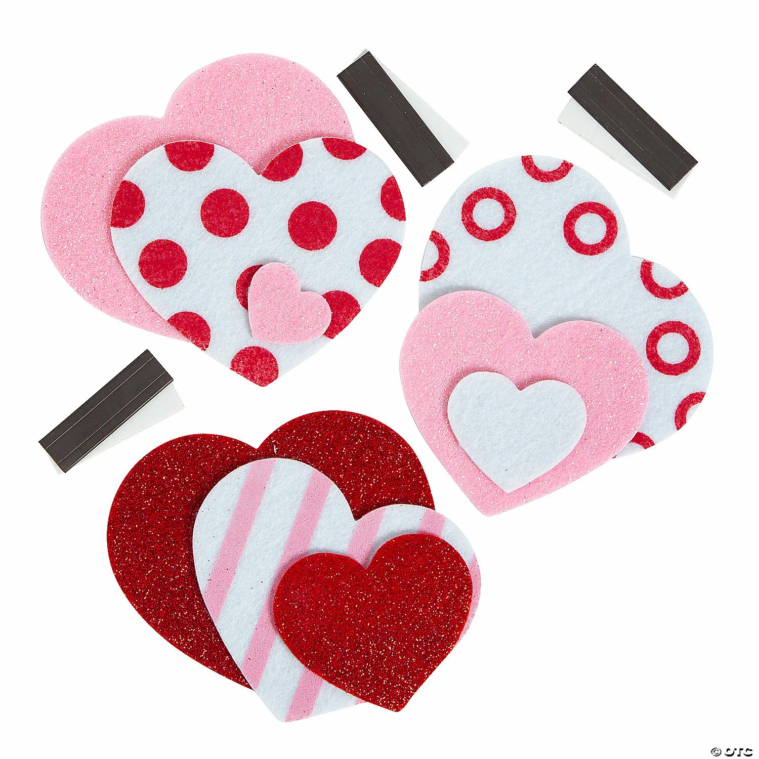 Best deal š„° Felt Valentineās Day Heart Magnet Craft Kit - Makes 12 ā 4 Best deal š„° Felt Valentineās Day Heart Magnet Craft Kit - Makes 12 ā - Image 2