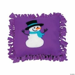 Top 10 ✨ Fleece Snowman Tied Pillow Craft Kit - Makes 6 👏