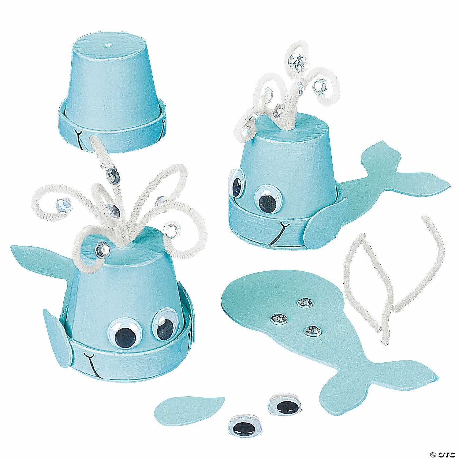 Brand new 😀 Flowerpot Whale Craft Kit - Makes 12 ❤️ 3 Brand new 😀 Flowerpot Whale Craft Kit - Makes 12 ❤️
