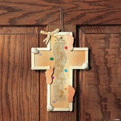 Outlet ✔️ Footprints in the Sand Cross Craft Kit- Makes 12 ❤️ -Boredom Busters Shop footprints in the sand cross craft kit makes 1248 2451c a02