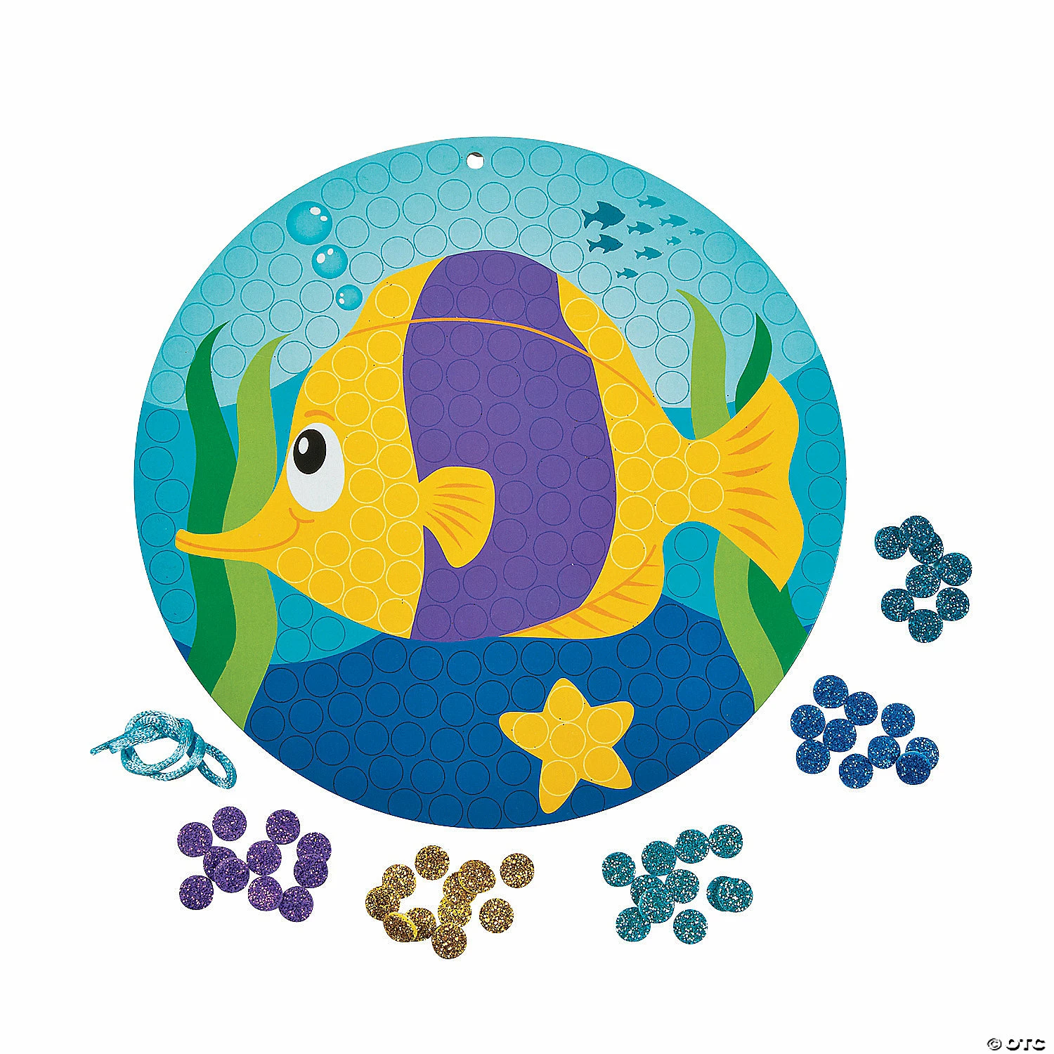Wholesale ⌛ Glitter Fish Mosaic Craft Kit- Makes 12 ⌛ 4 Wholesale ⌛ Glitter Fish Mosaic Craft Kit- Makes 12 ⌛ - Image 2