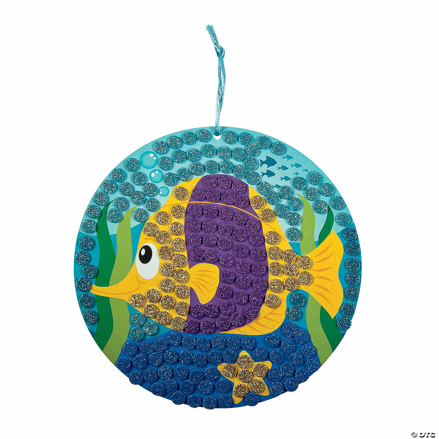 Wholesale ⌛ Glitter Fish Mosaic Craft Kit- Makes 12 ⌛ 3 Wholesale ⌛ Glitter Fish Mosaic Craft Kit- Makes 12 ⌛
