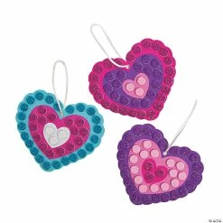 Best deal π₯ Glitter Mosaic Heart Ornament Craft Kit - Makes 12 π