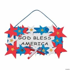 Flash Sale 🎉 God Bless America Sign Craft Kit- Makes 12 🌟