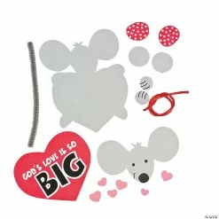 Cheapest 🎉 God’s Love Is So Big Mouse Craft Kit- Makes 12 🔥 -Boredom Busters Shop god s love is so big mouse craft kit makes 1248 8620 a01