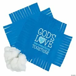 New 🤩 God’s Love Tied Fleece Pillow Craft Kit - Makes 6 🔔 -Boredom Busters Shop god s love tied fleece pillow craft kit makes 613784444 a01