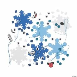 Buy 🎉 Goofy Snowflake Ornament Craft Kit - Makes 24 🎁 -Boredom Busters Shop goofy snowflake ornament craft kit makes 2413911389 a01
