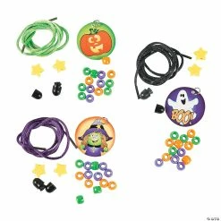 Wholesale ⌛ Halloween Beaded Necklace Craft Kit - Makes 50 ⌛ -Boredom Busters Shop halloween beaded necklace craft kit makes 5013746136 a01