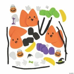 Best deal 🤩 Halloween 🍬 Candy Corn Characters in Costume Craft Kit - Makes 12 🤩 -Boredom Busters Shop halloween candy corn characters in costume craft kit makes 1213950286 a01
