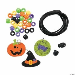 Flash Sale ✨ Halloween Friends Necklace Craft Kit - Makes 50 🎁 -Boredom Busters Shop halloween friends necklace craft kit makes 5048 7054 a01