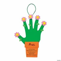 Deals 🔥 Handprint Flowers & Flowerpot For Mom Craft Kit - Makes 12 😀