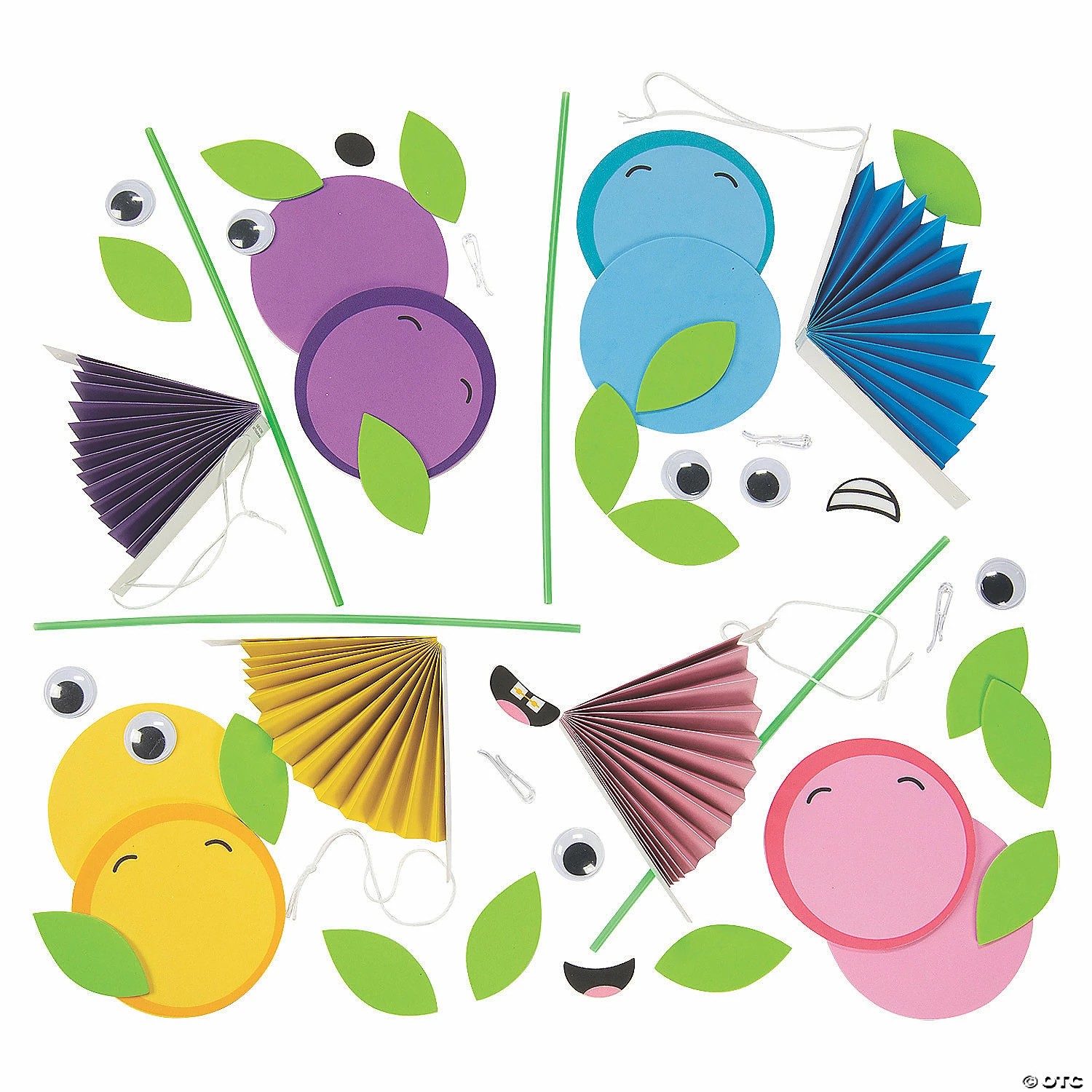 Hot Sale ๐ Hanging Paper Fan Flower Craft Kit - Makes 12 ๐ 4 Hot Sale ๐ Hanging Paper Fan Flower Craft Kit - Makes 12 ๐ - Image 2