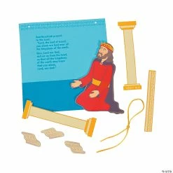 New 🎉 Hezekiah Prays Sign Craft Kit- Makes 12 🔔 -Boredom Busters Shop hezekiah prays sign craft kit makes 1213766761 a01