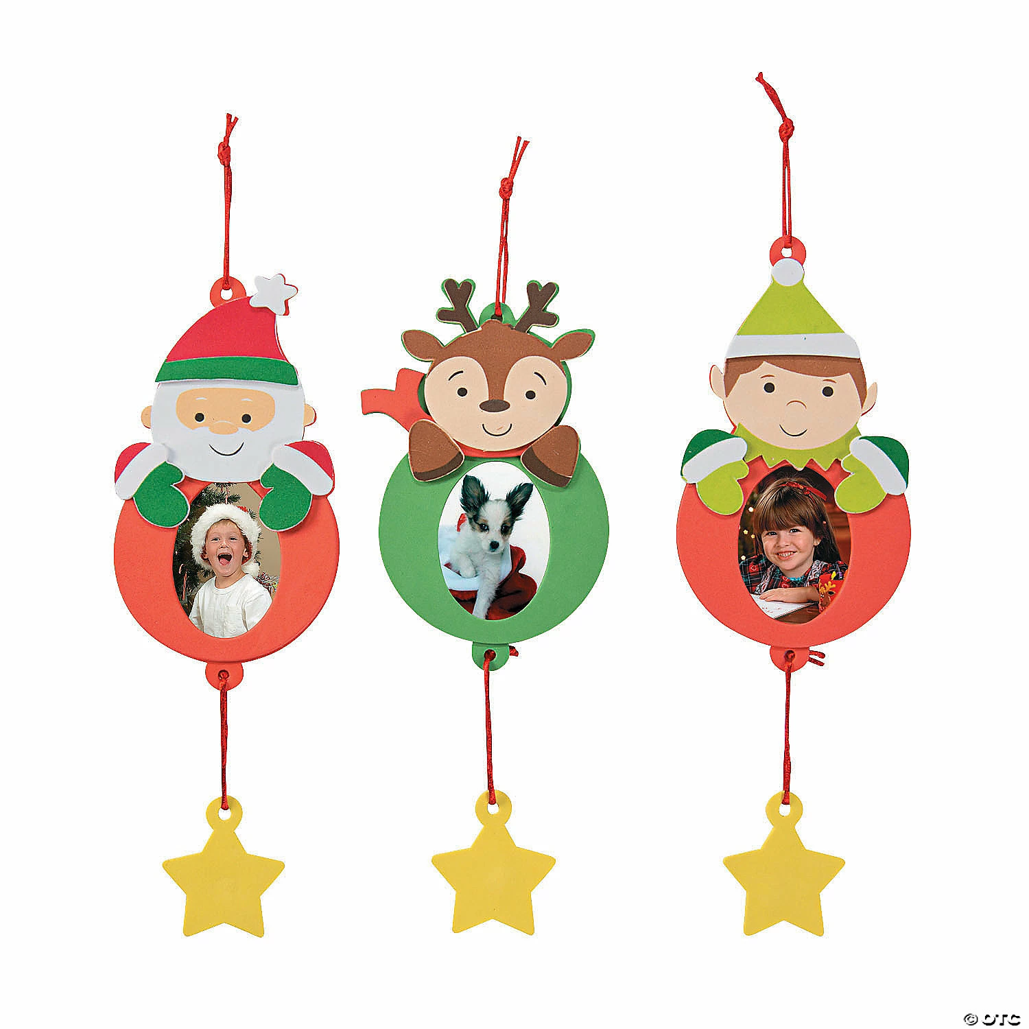 Hot Sale ✨ Holiday Character Picture Frame Ornament Craft Kit - Makes 12 ✔️ 3 Hot Sale ✨ Holiday Character Picture Frame Ornament Craft Kit - Makes 12 ✔️
