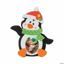 Top 10 😀 Holiday Penguin Picture Frame Magnet Craft Kit - Makes 12 🌟