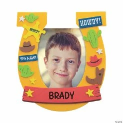 Deals 😀 Horseshoe Picture Frame Magnet Craft Kit - Makes 12 🔔