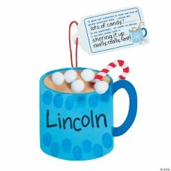 Buy 🧨 Hot Cocoa Thumbprint Ornaments with Card Craft Kit - Makes 12 ✨