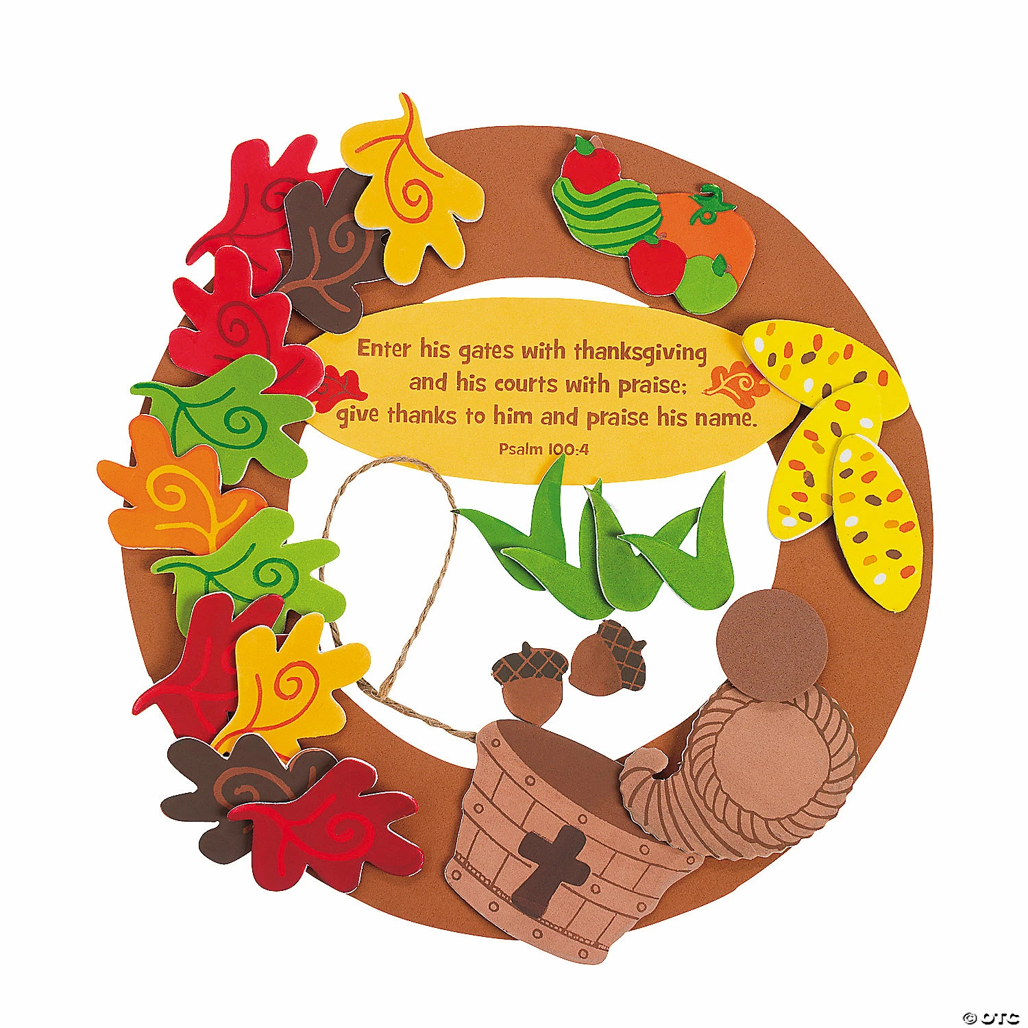 Cheapest ๐ Inspirational ๐ช Thanksgiving Wreath Craft Kit- Makes 12 ๐ 4 Cheapest ๐ Inspirational ๐ช Thanksgiving Wreath Craft Kit- Makes 12 ๐ - Image 2