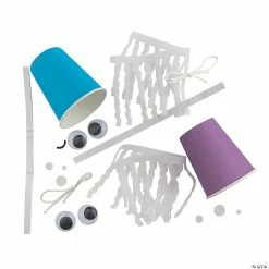 Brand new ✔️ Jellyfish Paper Cup Craft Kit - Makes 12 👍 -Boredom Busters Shop jellyfish paper cup craft kit makes 1213947476 a01