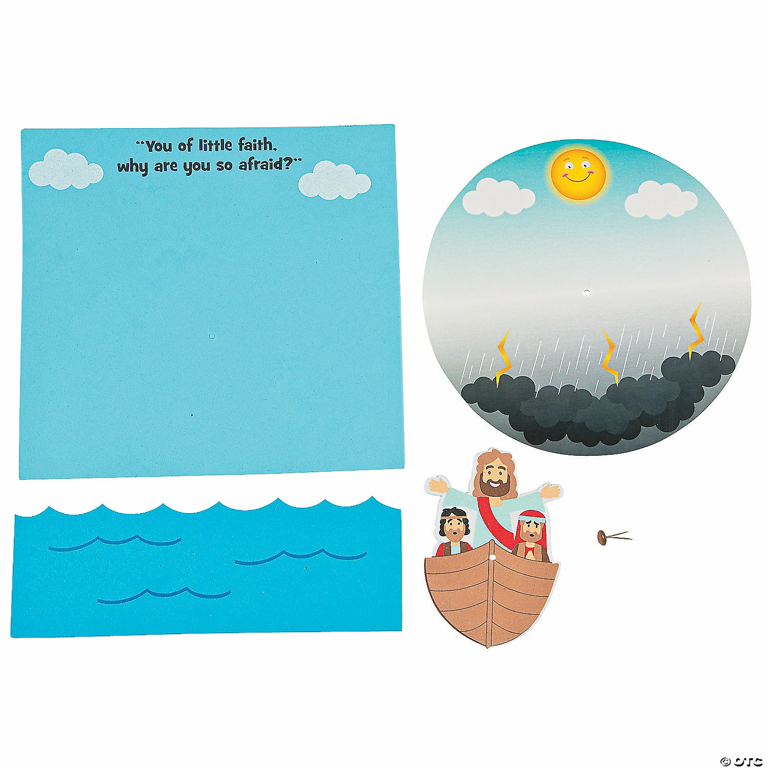 Discount ๐ฏ Jesus Calms The Storm Wheel Craft Kit- Makes 12 ๐ 4 Discount ๐ฏ Jesus Calms The Storm Wheel Craft Kit- Makes 12 ๐ - Image 2