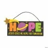 Flash Sale 🔥 Jesus Gives Me Hope Sign Craft Kit - Makes 12 👏 -Boredom Busters Shop jesus gives me hope sign craft kit makes 1213831916