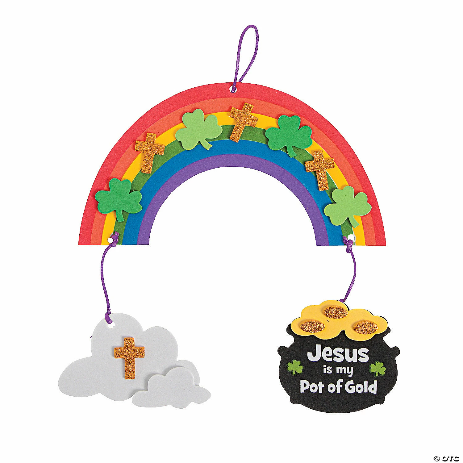 Deals π Jesus Is My Pot of Gold St. Patrick's Day Mobile Craft Kit - Makes 12 β 3 Deals π Jesus Is My Pot of Gold St. Patrick's Day Mobile Craft Kit - Makes 12 β