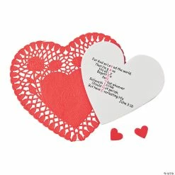 Wholesale 🧨 “John 3:16” Valentine Craft Kit - Makes 12 ✔️ -Boredom Busters Shop john 3 16 valentine craft kit makes 1248 4188c a01