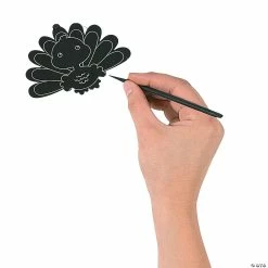 Boredom Busters Shop -Boredom Busters Shop magic color scratch turkey ornament craft kit makes 1213778532 a01