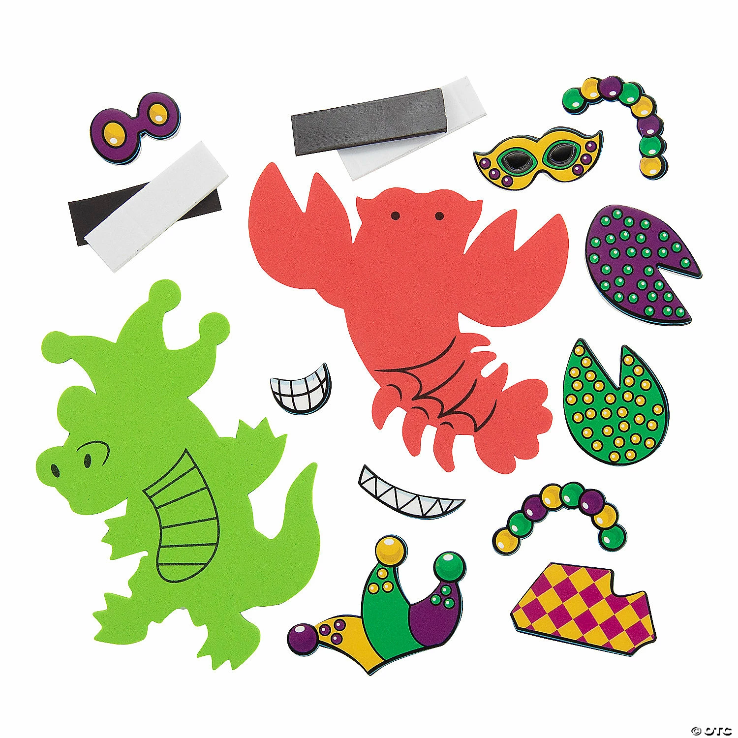 New ๐ Mardi Gras Animal Magnet Craft Kit - Makes 12 ๐ฅ 4 New ๐ Mardi Gras Animal Magnet Craft Kit - Makes 12 ๐ฅ - Image 2