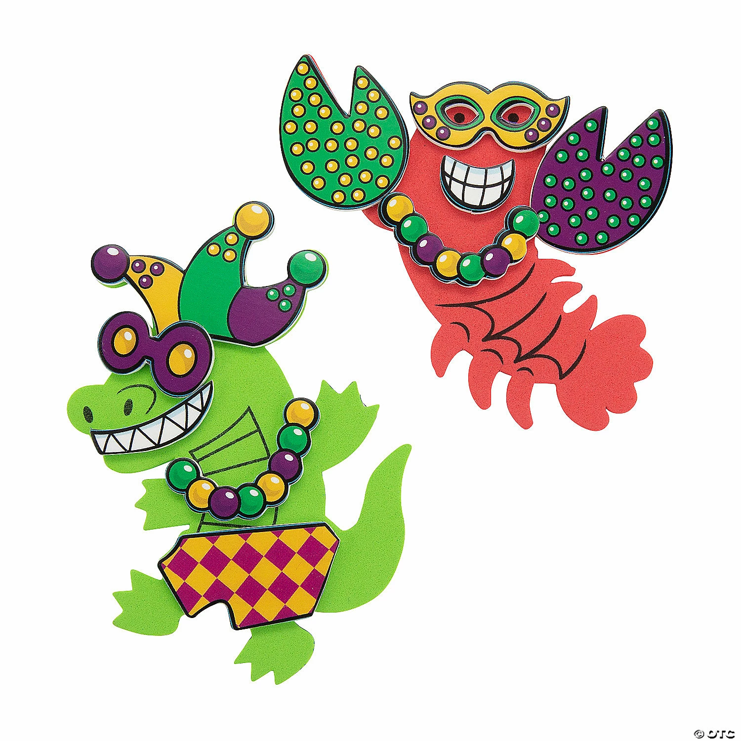 New ๐ Mardi Gras Animal Magnet Craft Kit - Makes 12 ๐ฅ 3 New ๐ Mardi Gras Animal Magnet Craft Kit - Makes 12 ๐ฅ