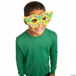Budget 🌟 Mardi Gras Mask Glasses Craft Kit - Makes 12 ✔️ -Boredom Busters Shop mardi gras mask glasses craft kit makes 1213962539 a03