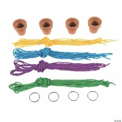 Best Pirce 👏 Mini Macramé Planter Craft Kit - Makes 12 ❤️ -Boredom Busters Shop mini macram planter craft kit makes 1213943755 a01