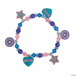 Budget π Mom Charm Bracelet Craft Kit - Makes 12 π