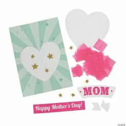 Deals 😀 Mother’s Day Card Craft Kit - Makes 12 💯 -Boredom Busters Shop mother s day card craft kit makes 1213941418 a01