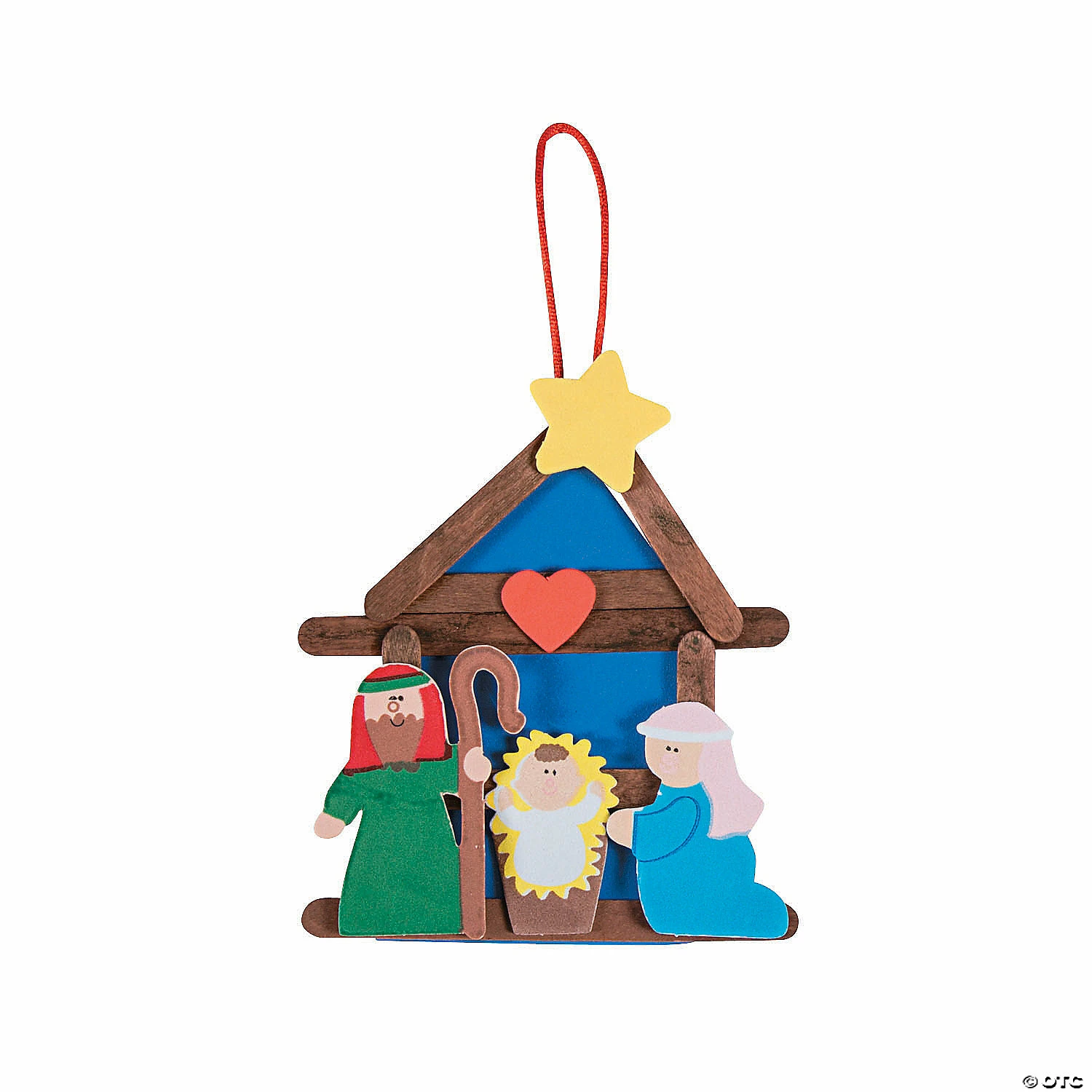 Outlet 🛒 Nativity Craft Stick Religious 🎅 Christmas Ornament Craft Kit - Makes 12 🛒 3 Outlet 🛒 Nativity Craft Stick Religious 🎅 Christmas Ornament Craft Kit - Makes 12 🛒