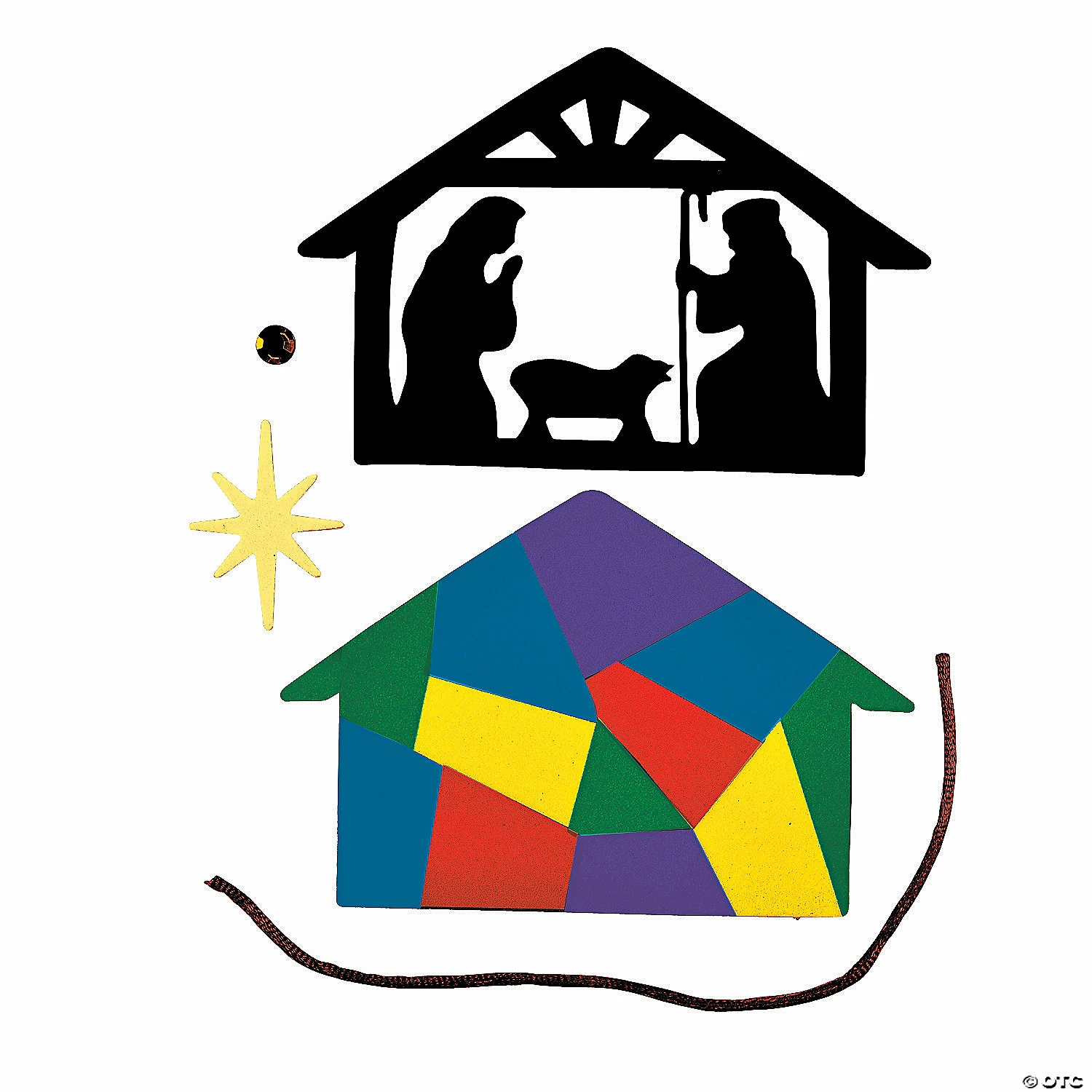 Coupon 🤩 Nativity Silhouette 🎁 Christmas Ornament Craft Kit - Makes 12 👍 4 Coupon 🤩 Nativity Silhouette 🎁 Christmas Ornament Craft Kit - Makes 12 👍 - Image 2