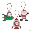 Brand new 🎉 Outer Space Santa Ornament Craft Kit - Makes 12 🔥 -Boredom Busters Shop outer space santa ornament craft kit makes 1213957332