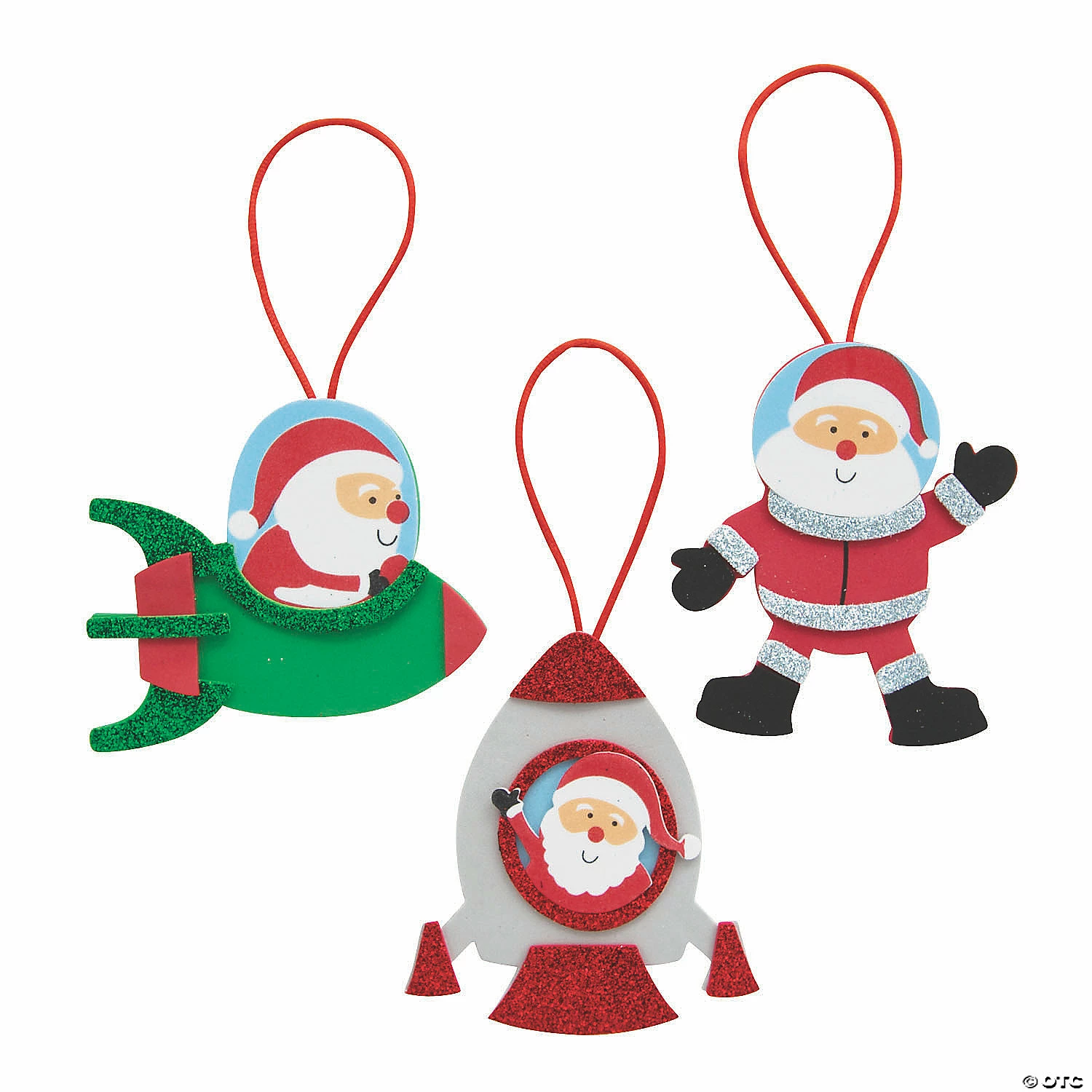 Brand new π Outer Space Santa Ornament Craft Kit - Makes 12 π₯ 3 Brand new π Outer Space Santa Ornament Craft Kit - Makes 12 π₯