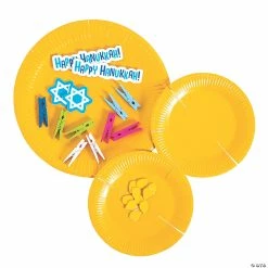 Top 10 😍 Paper Plate Menorah Stand-Up Craft Kit - Makes 6 🌟 -Boredom Busters Shop paper plate menorah stand up craft kit makes 613911785 a01