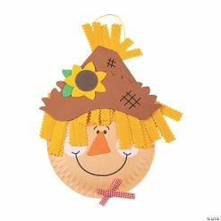 Top 10 👍 Paper Plate Scarecrow Craft Kit - Makes 12 ✔️